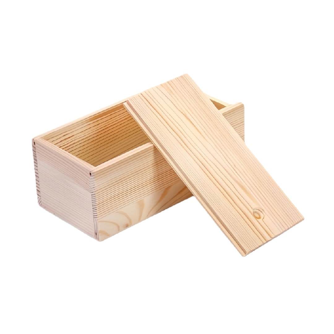 Wooden Storage Box with Lid